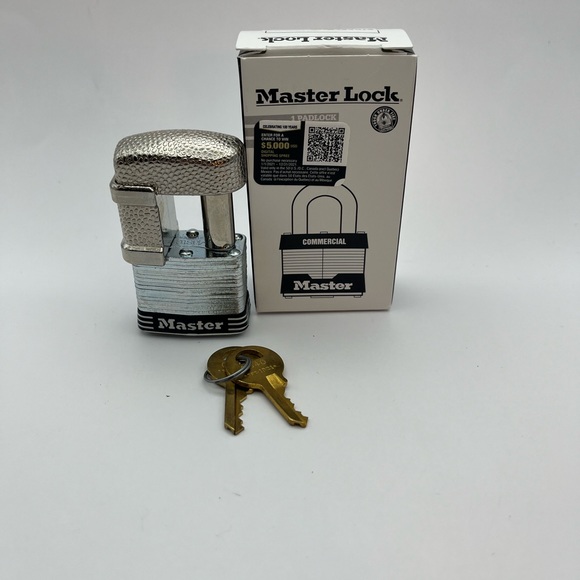 7-HTT New Commercial Masterlock 37KABLK Key:0340 - Picture 8 of 8